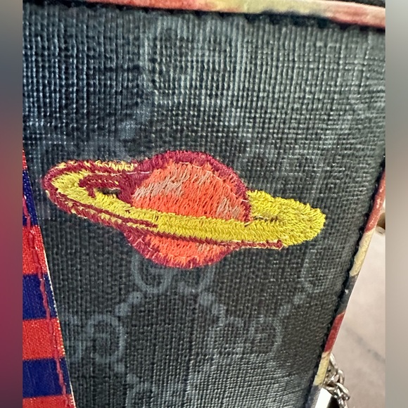 RARE LIMITED EDITION 👽🔥GUCCI Night Courrier GG Supreme Long Zip Around Wallet - Picture 5 of 16